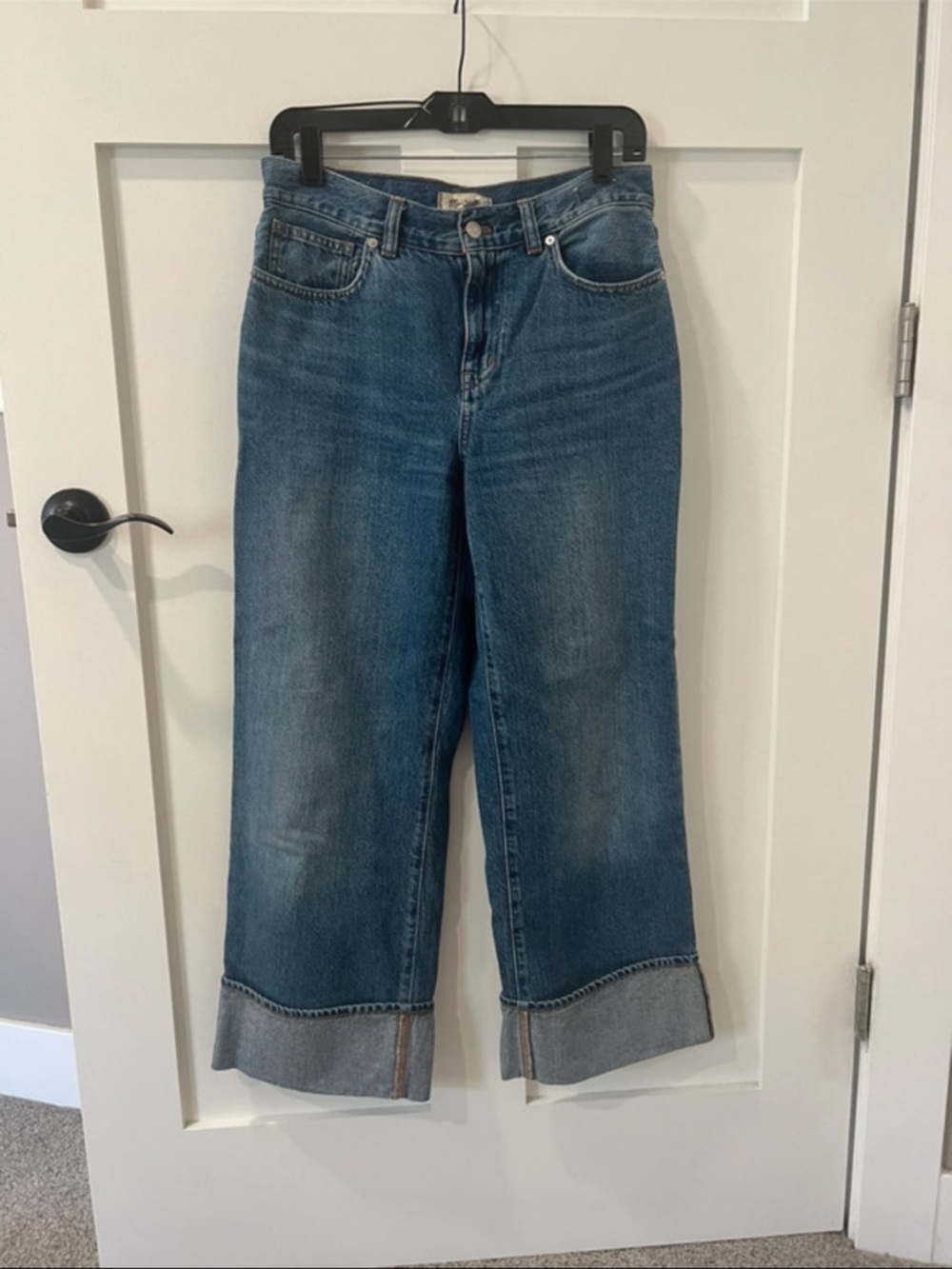 Madewell super wide leg jeans